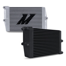 Load image into Gallery viewer, Mishimoto Heavy-Duty Oil Cooler - 10in. Opposite-Side Outlets - Silver