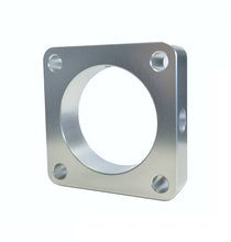 Load image into Gallery viewer, Torque Solution Throttle Body Spacer (Silver) Mitsubishi Lancer Evolution X GSR / MR 2008-2015
