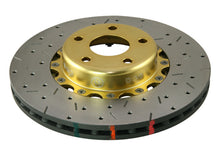 Load image into Gallery viewer, DBA 02-10 WRX / 13+ FR-S / 13+ BRZ Premium Front Drilled & Slotted 5000 Series Rotor w/ Gold Hat