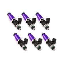 Load image into Gallery viewer, Injector Dynamics 1700cc Injectors - 60mm Length - 14mm Purple Top - 14mm Lower O-Ring (Set of 6)