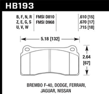 Load image into Gallery viewer, Hawk 09-11 Nissan GT-R Rear / 03-09 Dodge Viper SRT10 Fron & Rear HT-10  Race Brake Pads