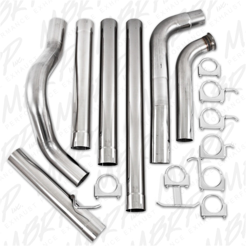 MBRP 03-07 Ford F-250/350 6.0L 4in Turbo Back Off Road Single No Muffler T409 Exhaust System