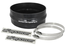 Load image into Gallery viewer, aFe Magnum FORCE CAI Univ. Silicone Coupling Kit (6-1/4in. ID / 2-3/4in. L) Straight w/Hump - Black