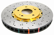 Load image into Gallery viewer, DBA 03-05 Evo 8/9 Front Drilled & Slotted 5000 Series 2 Piece Rotor Assembled w/ Gold Hat