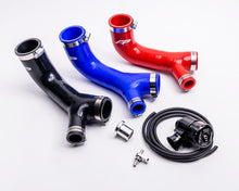 Load image into Gallery viewer, Agency Power Can-Am Maverick X3 Turbo Adjustable Blow Off Valve w/Silicone Hose Kit - Blue