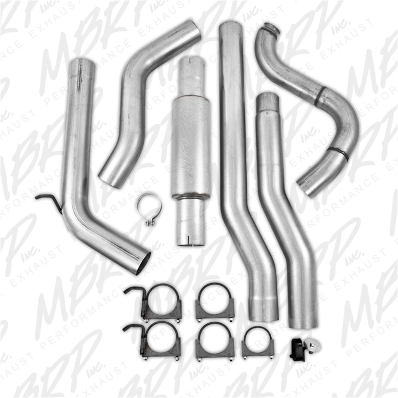 MBRP 88-93 Dodge 2500/3500 Cummins 5.9L 4WD ONLY Turbo Back Single Side Exit P Series Exhaust