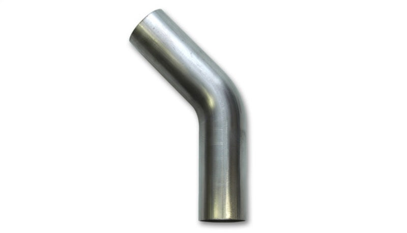 Vibrant 1.875in O.D. T304 SS 45 deg Mandrel Bend 6in x 6in leg lengths (1.875in Centerline Radius)