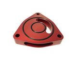 Torque Solution Blow Off BOV Sound Plate (Red): Dodge Caliber SRT-4 08-09