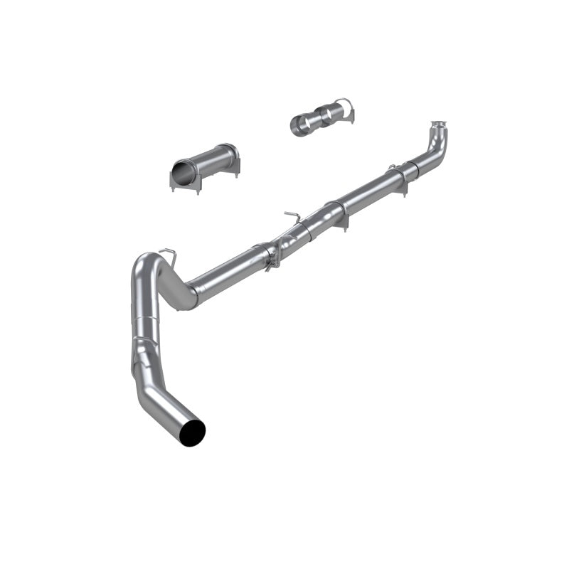 MBRP 01-07 Chevy/GMC 2500/3500 Duramax EC/CC PLM Series Exhaust 4in. Single Side (No Muffler) - Alum