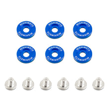 Load image into Gallery viewer, Mishimoto Small Fender Washer Kit (6pcs) - Blue