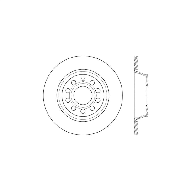 Stoptech Premium Cryo High Carbon Brake Rotor