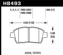 Load image into Gallery viewer, Hawk 04-07 xA/xB / 2000 MR2 Spyder D990 HPS Street Front Brake Pads