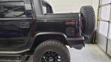 Load image into Gallery viewer, Road Armor 03-09 Hummer H2 Dakar Rear Non-Winch Bumper w/Tire Carrier - Raw