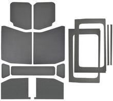 Load image into Gallery viewer, DEI 2018-Up Jeep Wrangler JL 4-Door Leather Look Headliner Complete Kit 13-pc - Gray