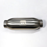 Stainless Bros 4in Body x 12.0in Length 2.50in Inlet/Outlet Bullet Resonator