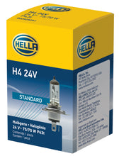 Load image into Gallery viewer, Hella H4 24V 75/70W P43t T4.625 Halogen Bulb (Min Order Qty 10)
