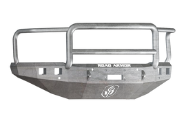 Road Armor 15-19 Chevy 2500 Stealth Front Winch Bumper w/Lonestar Guard - Raw