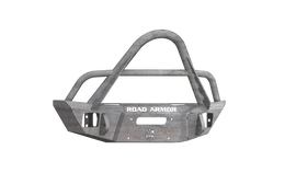 Road Armor 07-20 Jeep Wrangler JK/JL Stealth Front Winch Bumper w/Stinger Guard Comp Cut - Raw