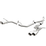 MagnaFlow Cat-Back SS 2.5in Quad Split Rear Exit 4in Tips 14-16 Jeep Grand Cherokee 3.0L Diesel