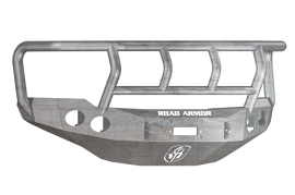 Road Armor 11-14 Chevy 2500 Stealth Front Winch Bumper w/Titan II Guard - Raw