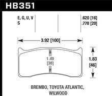 Load image into Gallery viewer, Hawk Wilwood IR-GT Caliper HT-14 Race Brake Pads