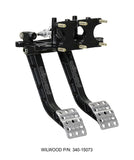 Wilwood Adjustable-Trubar Dual Pedal - Brake / Clutch - Rev. Swing Mount - 5.1:1