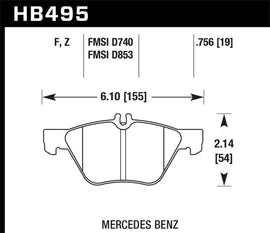 Hawk Performance Ceramic Street Brake Pads