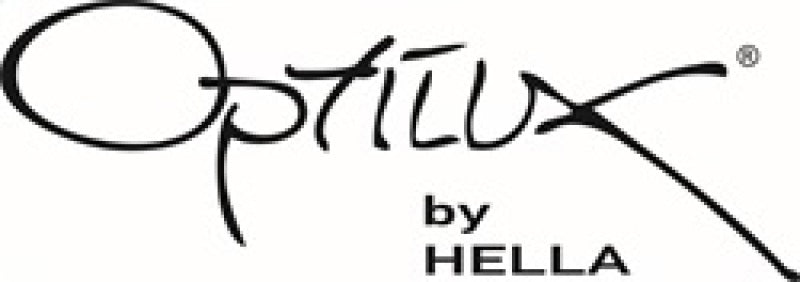 Hella Optilux 2020 12V Black Dual Beam Halogen Fog/Driving Lamp Kit