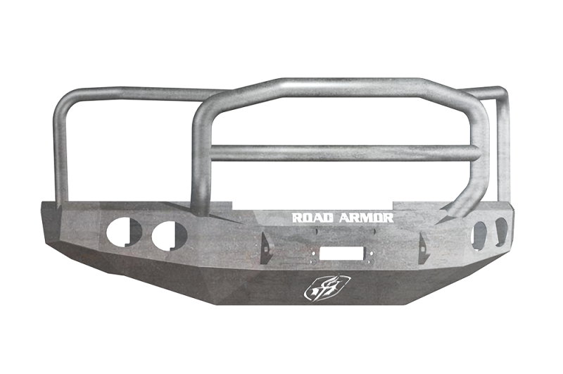 Road Armor 08-10 Ford F-250 Stealth Front Winch Bumper w/Lonestar Guard - Raw