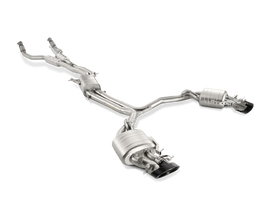 Akrapovic 14-17 Audi RS6 Avant (C7) Evolution Line Cat Back (Titanium) w/ Carbon Tips