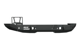 Road Armor 18-20 Jeep Wrangler JL Stealth Rear Bumper Full Width w/Tire Carrier Hole - Tex Blk