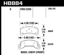 Load image into Gallery viewer, Hawk 85-91 Chevrolet Cavalier HPS 5.0 Front Brake Pads