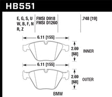 Load image into Gallery viewer, Hawk DTC-80 08-13 BMW M3 Front Race Brake Pads