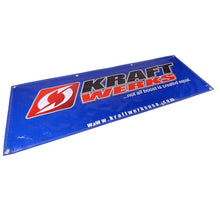 Load image into Gallery viewer, KraftWerks 6 Ft Vinyl Shop Banner - Silver