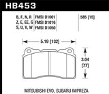 Hawk 03-06 Evo / 04-09 STi / 09-10 Genesis Coupe (Track Only) / 2010 Camaro SS / 08-09 Pontiac G8 GX