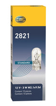 Load image into Gallery viewer, Hella Universal Clear T3.25 Incandescent 12V 3W Bulb (MOQ 10)