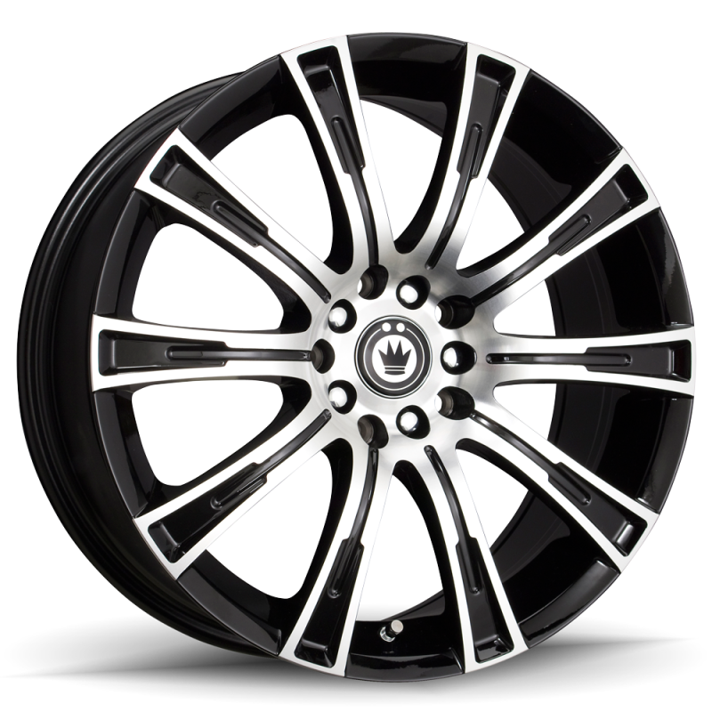 Konig Crown 18x8 5x120 ET35 Black Machine Face