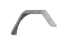 Road Armor 07-18 Jeep Wrangler JK Defender Body Armor Rear Skin w/Flare - Raw