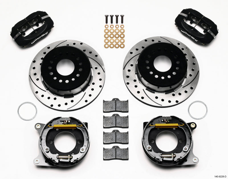 Wilwood Forged Dynalite P/S Park Brake Kit Drilled 2005-2014 Mustang