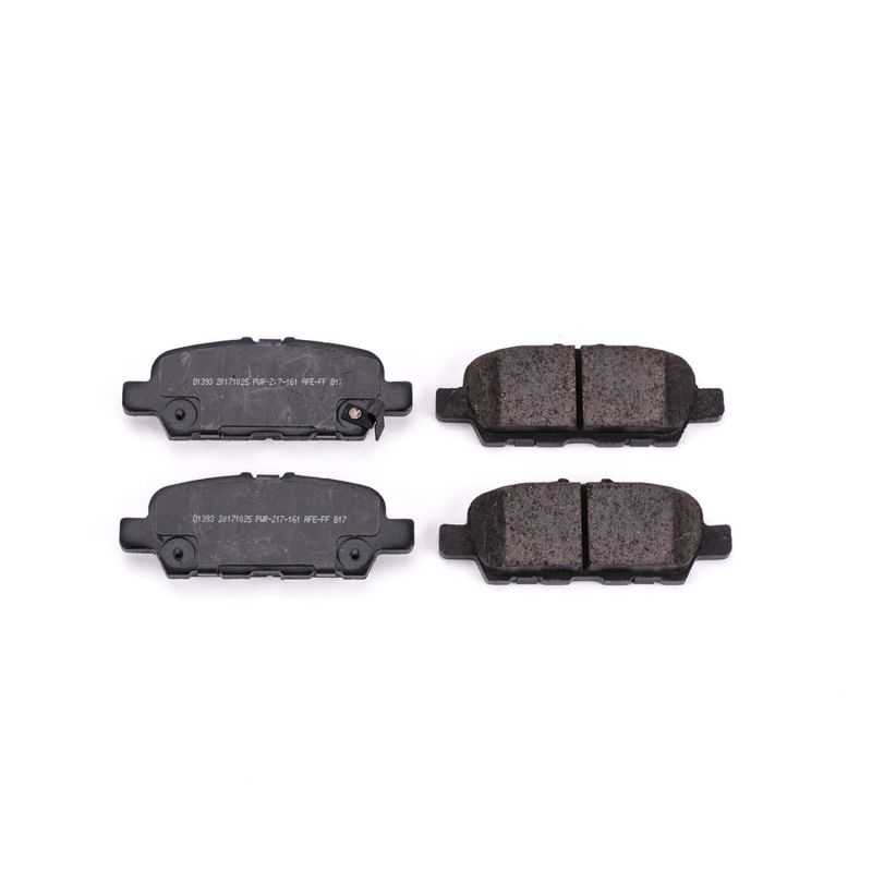 Power Stop 11-12 Infiniti EX35 Rear Z16 Evolution Ceramic Brake Pads