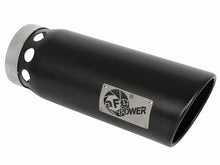 Load image into Gallery viewer, aFe MACHForce XP Cat-Back SS-304 5in Interooled Exhaust Tip 5in In x 6in Outx16inL Bolt-On Right Blk