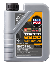 Load image into Gallery viewer, LIQUI MOLY 1L Top Tec 6200 Motor Oil 0W-20