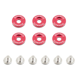 Mishimoto Small Fender Washer Kit (6pcs) - Red