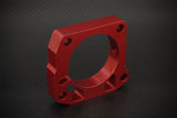 Torque Solution Throttle Body Spacer (Red): Honda Civic Si 1999-2000