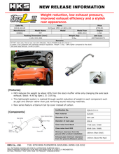 Load image into Gallery viewer, HKS Hi-Power Muffler SPEC-L2 GE8 L15A HONDA