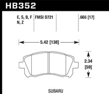 Load image into Gallery viewer, Hawk 02-03 WRX / 98-01 Impreza / 97-02 Legacy 2.5L / 98-02 Forester 2.5L HT-10 Front Race Pads