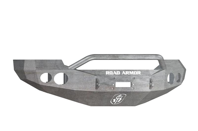 Road Armor 05-07 Ford F-250 Stealth Front Winch Bumper w/Pre-Runner Guard - Raw