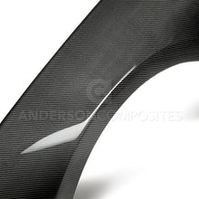 Load image into Gallery viewer, Anderson Composites 2018 Ford Mustang GT350 Style Carbon Fiber Fenders (Pair)