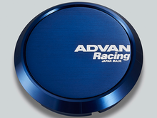 Load image into Gallery viewer, Advan 73mm Flat Centercap - Blue Anodized
