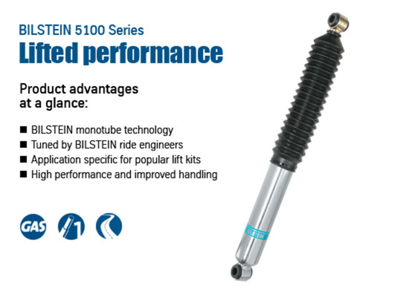 Bilstein 5100 Series 00-05 Ford Excursion Rear 46mm Monotube Shock Absorber